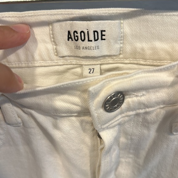Agolde Riley High Rise Straight Crop Size 27 - Picture 2 of 5
